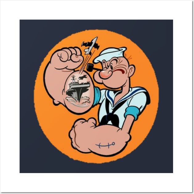 Popeye Wall Art by Boiys